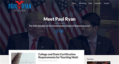 Desktop Screenshot of meetpaulryan.com